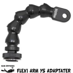 Bras Photo Flexible 15cm FLEXI ARM HOT SHOE YS Adapter 6" - BIGBLUE