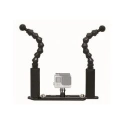 Platine EXTEND Double Bras + 2 FLEXI 7" + Fixation Gopro - BIG BLUE