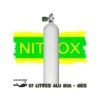 Bouteille 7 Litres 230 Bars Aluminium BLANC Nitrox - Luxfer -Combinaisons Magasin bouteille 7 litres 230 bars aluminium blanc nitrox luxfer