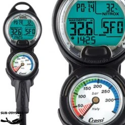 Console LEONARDO 2 éléments (ordinateur + Manomètre) - Cressi