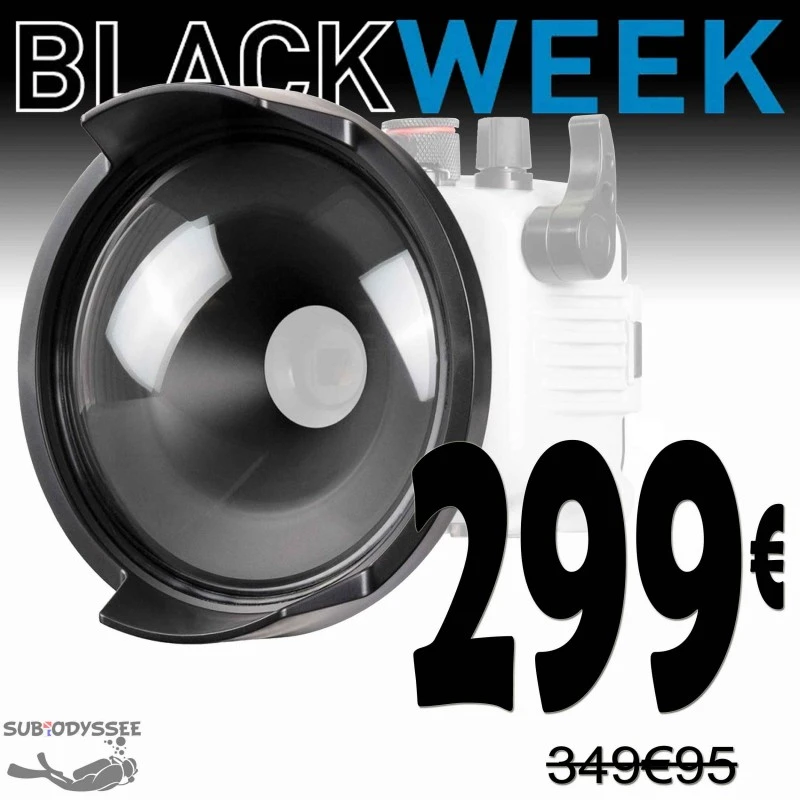 Dôme DC1 6" Pour Caisson Ultra Compact TG3, TG4, TG5 TG6 - IKELITE - Black Friday 3 Dôme DC1 6" Pour Caisson Ultra Compact TG3, TG4, TG5 TG6 - IKELITE - Black Friday