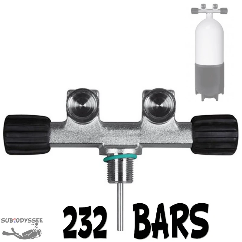 Robinet 2 Sorties Fixes En H G5/8 (DIN) 232B - M25 X 200 3 Robinet 2 Sorties Fixes En H G5/8 (DIN) 232B - M25 X 200