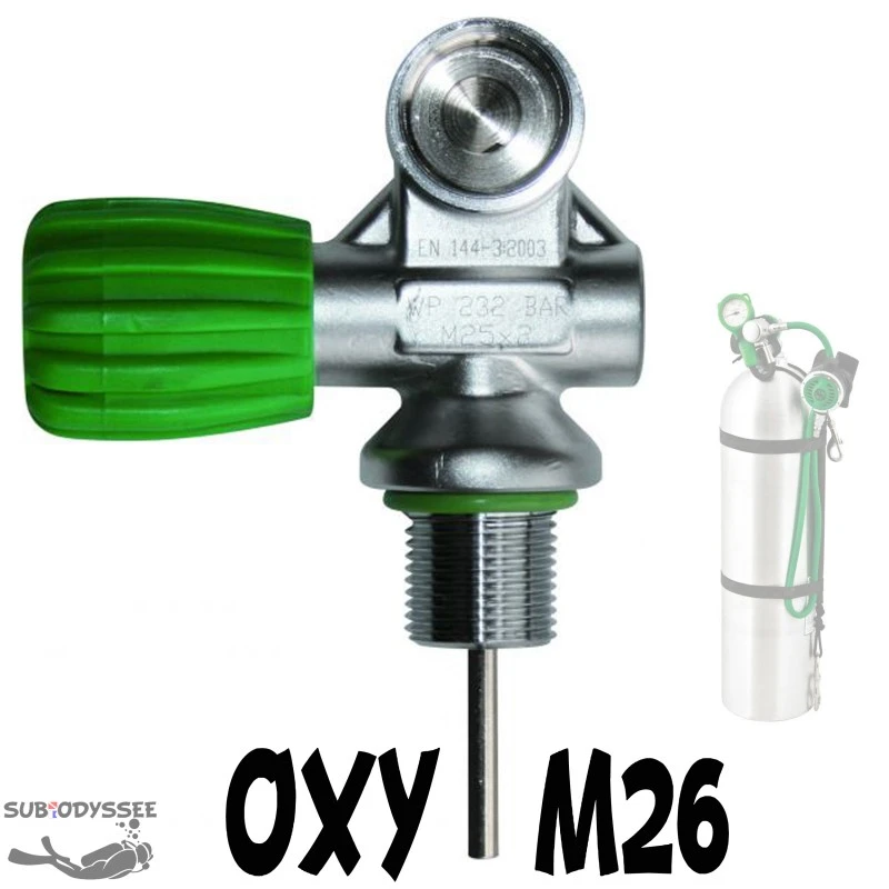 Robinet Mono Bouteille M26 NITROX 4 Robinet Mono Bouteille M26 NITROX – Image 2