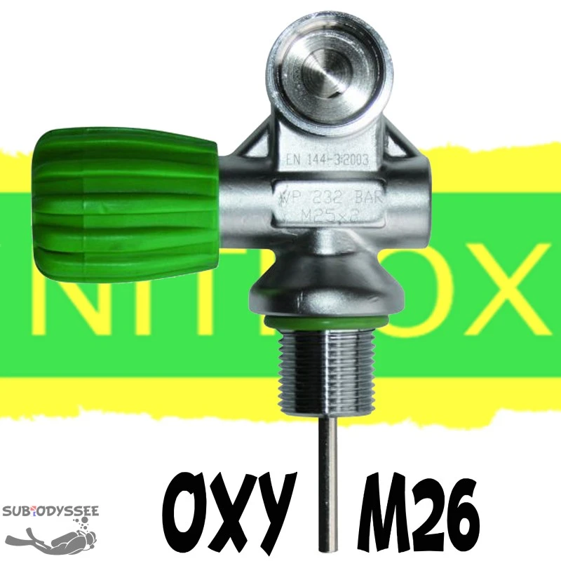 Robinet Mono Bouteille M26 NITROX 3 Robinet Mono Bouteille M26 NITROX
