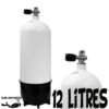 Bloc 12 Litres Court 1 Sortie Acier - Eurocylinder -Combinaisons Magasin eurocylinder bloc acier plongee 12 litres court 1 sortie sub odyssee pas cher