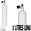 Bouteille 03 Litres Long 232 Bars Acier - Eurocylinder -Combinaisons Magasin eurocylinder bouteille 03 litres 230 bars acier pas cher sub odyssee
