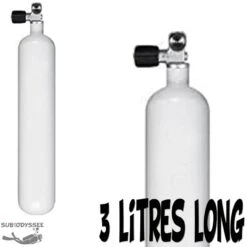 Bouteille 03 Litres Long 232 Bars Acier - Eurocylinder