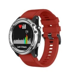 Bracelet Silicone ROUGE Quick Fit 26mm Pour DESCENT MK1 / FENIX 5X - Garmin -Combinaisons Magasin garmin bracelet silicone rouge quickfit 26mm pour descent mk1 pas cher sub odyssee lyon 2