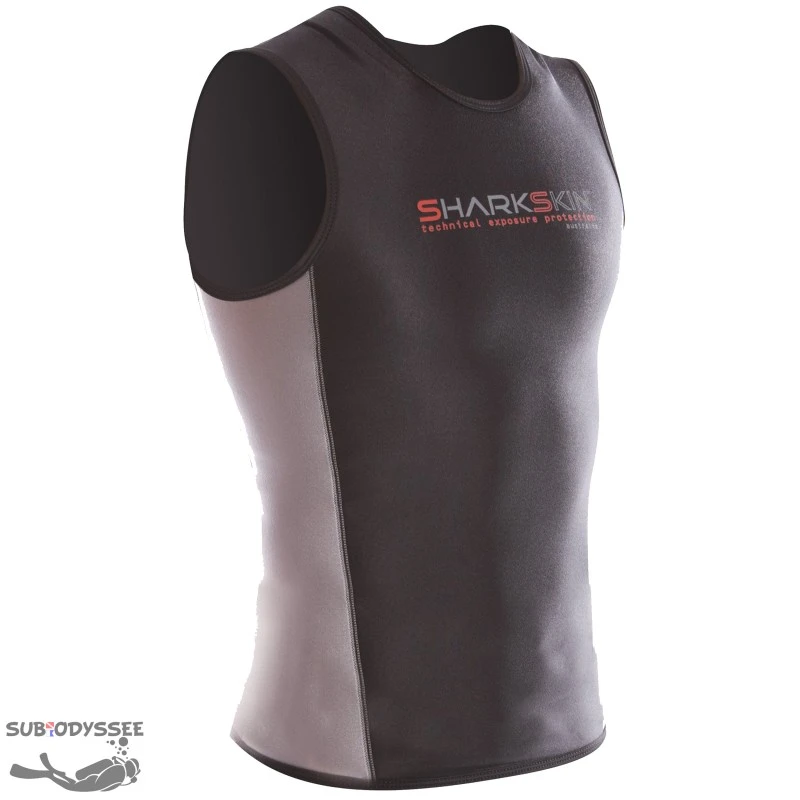 Gilet CHESTY VEST CHILLPROOF Homme Sans Manches - SHARKSKIN 3 Gilet CHESTY VEST CHILLPROOF Homme Sans Manches - SHARKSKIN