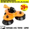 Ventouse Avec Tripod Quick Release Pour Gopro - DESTOCKAGE -Combinaisons Magasin gopro ventouse avec tripod quick release destockage pas cher sub odyssee lyon