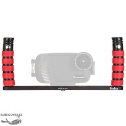 Platine Double Avec Poignées à Grip Déclampable - IKELITE -Combinaisons Magasin ikelite platine avec doubles poignees a grip pas cher sub odyssee 5