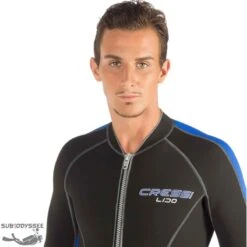 LIDO Shorty Homme Avec Zip Frontal - Cressi -Combinaisons Magasin lido shorty homme avec zip frontal cressi 4