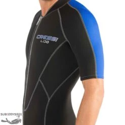 LIDO Shorty Homme Avec Zip Frontal - Cressi -Combinaisons Magasin lido shorty homme avec zip frontal cressi 7