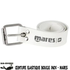 Ceinture Elastique BLANCHE Boucle Marseillaise - Mares