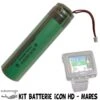 Kit Pile Ordinateur ICON HD - Mares -Combinaisons Magasin mares kit pile batterie ordinateur icon hd pas cher sub odyssee