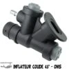 Inflateur Coudé 45° - OMS -Combinaisons Magasin oms inflateur gilet stabilisateur coude 45 pas cher sub odyssee