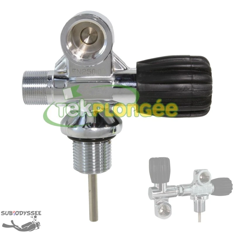 Robinet 1 Sortie Modulaire Corps DROIT 300 Bars Air M25x200 3 Robinet 1 Sortie Modulaire Corps DROIT 300 Bars Air M25x200