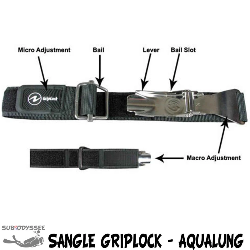 Sangle De Bouteille GRIPLOCK WRAPTURE Pour Stab Axiom / Axiom I3 - AQUALUNG 4 Sangle De Bouteille GRIPLOCK WRAPTURE Pour Stab Axiom / Axiom I3 - AQUALUNG – Image 2