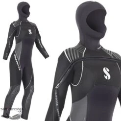 DEFINITION Front Zip Femme Monopièce 7mm Avec Cagoule - Scubapro