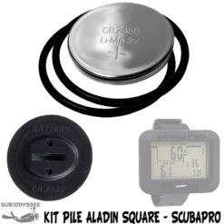 Kit Pile Pour Ordinateur ALADIN SQUARE Avec Joints - SCUBAPRO