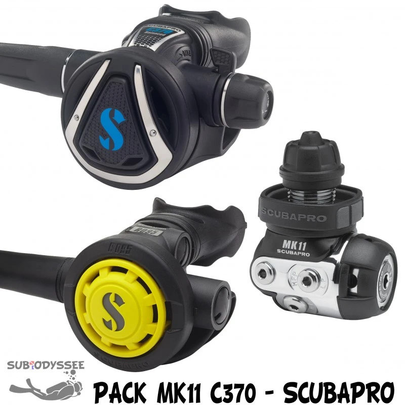 Pack MK11 C370 + Octopus R095 - Scubapro 3 Pack MK11 C370 + Octopus R095 - Scubapro