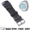 Bracelet STINGER & SPYDER (Partie Avec Boucle) - Suunto -Combinaisons Magasin suunto bracelet ordinateur stinger spyder partie boucle pas cher sub odyssee