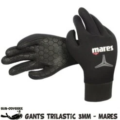 TRILASTIC 3/2mm Gant De Plongée Néoprène - MARES